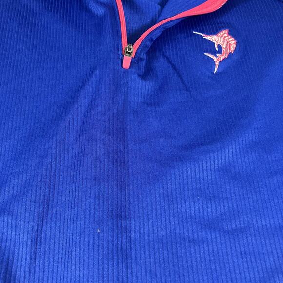 FootJoy Pullover Womens XS Blue Pink 1/4 Zip Long Sleeve Golf Athletic Stretch - Picture 6 of 12